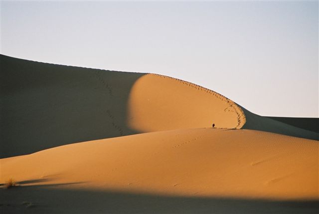 zandduinen sahara woestijn chegaga